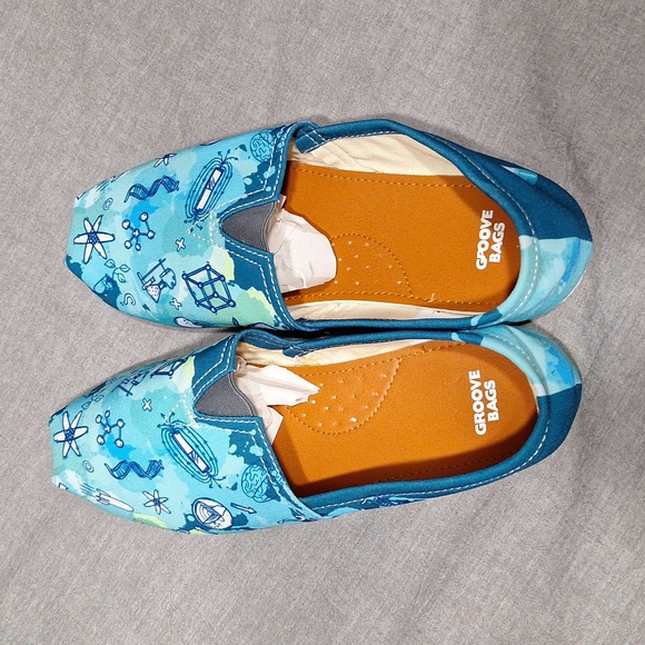 Groove Bags Shoes 28 Nwot Science Themed Canvas Shoes Poshmark